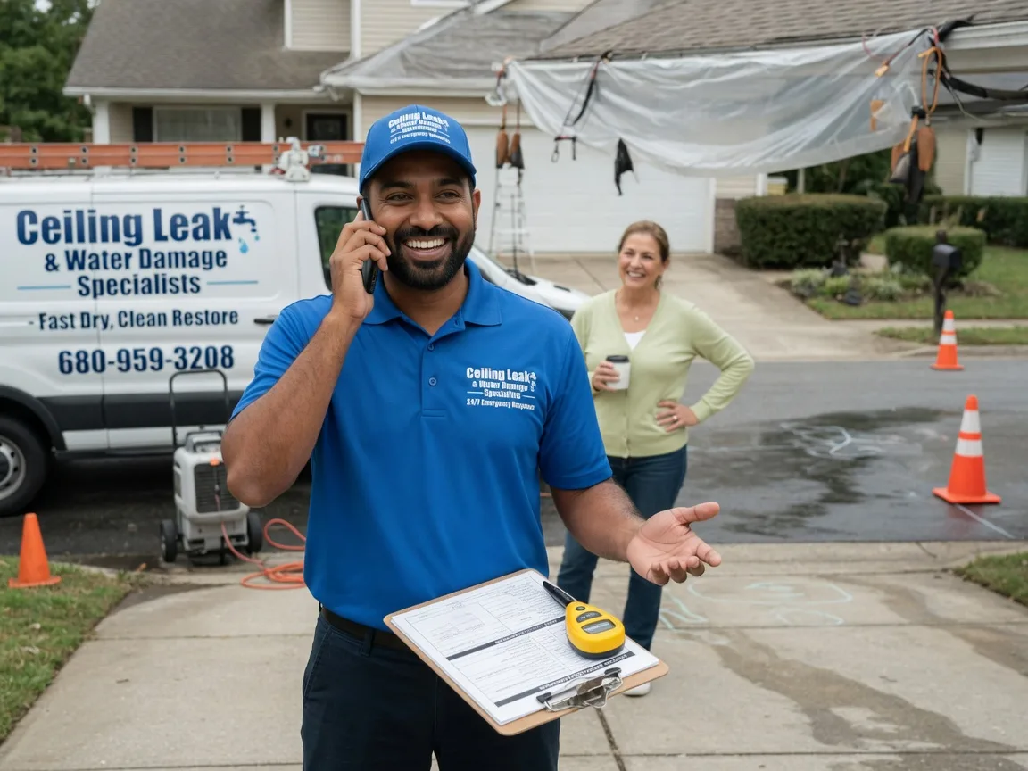 Ceiling Leak Cleanup Easton, MD FAQs